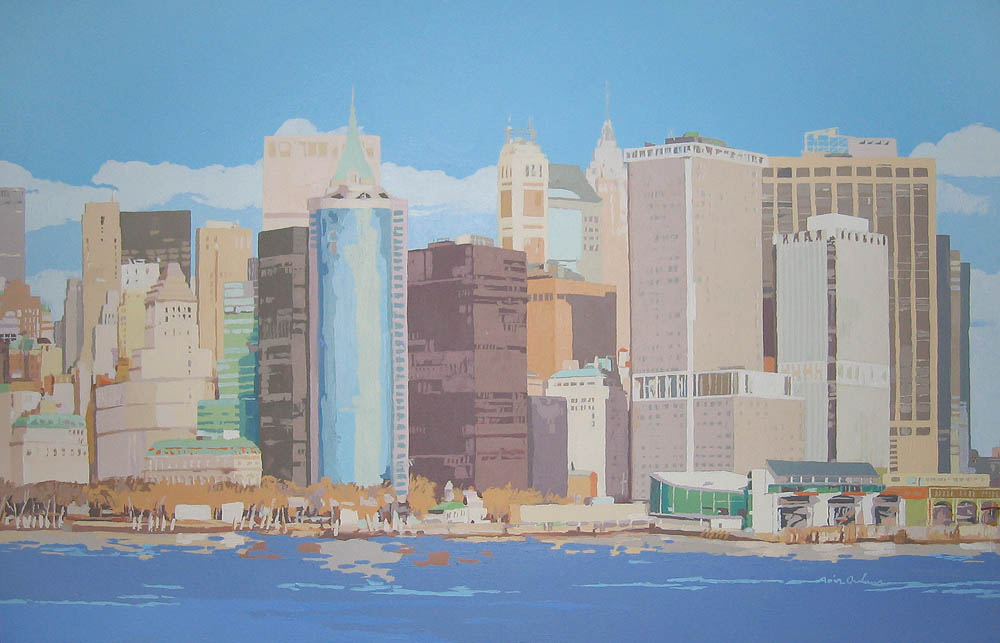 [05] NEW YORK SKYLINE II, acrílico/lienzo, 73x116 cm