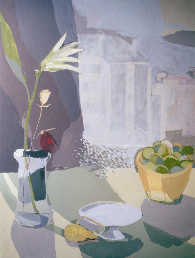 BODEGÓN DE LOS KIWIS, acrílico, lienzo, 100x81 cm, 2003