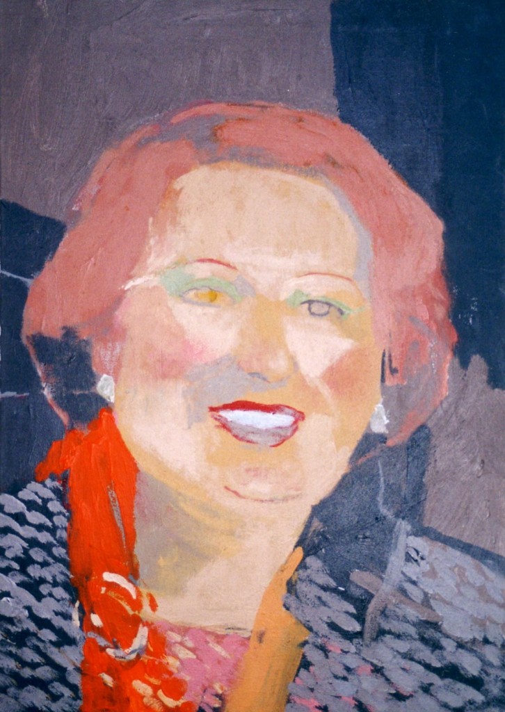 PILAR FERNÁNDEZ, acrílico/lienzo, 2003