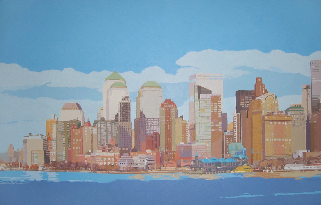 NEW YORK SKYLINE I, acrílico/lienzo, 73x116 cm
