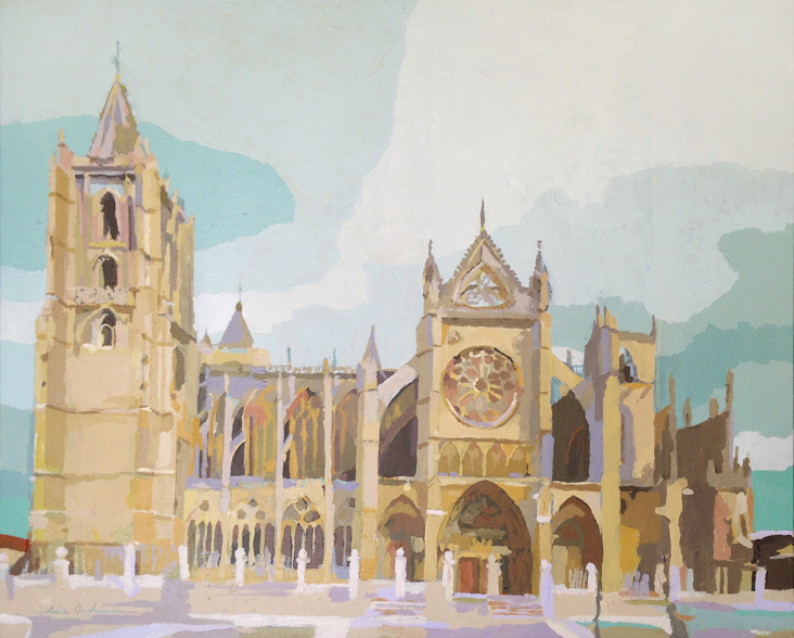 [01] CATEDRAL I, acrílico/lienzo, 65x81 cm