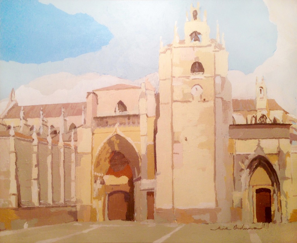 SAN ANTOLíN (Palencia), acrílico/lienzo, 38x46 cm