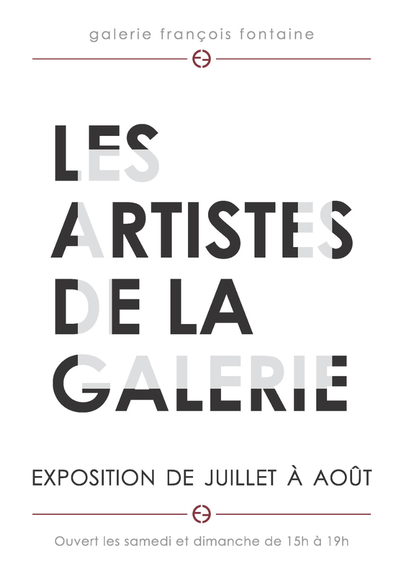 LES ARTISTES DE LA GALERIE - Galerie François Fontaine