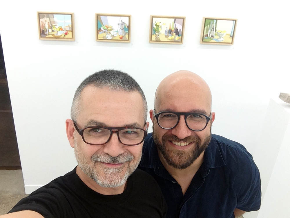 Galerie François Fontaine - 23 julio 2016 - 10 - Con Ramón de Juan