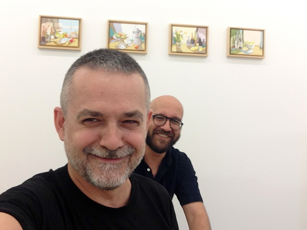 Galerie François Fontaine - 23 julio 2016 - 11 - Con Ramón de Juan