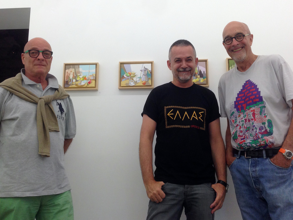 Galerie François Fontaine - 23 julio 2016 - 12 - Con Jean-Marc Logoz y François Fontaine